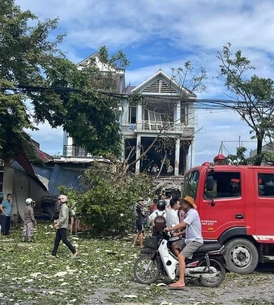 Nổ lớn ở Tân Hương, Phổ Yên khiến 3 người thương vong