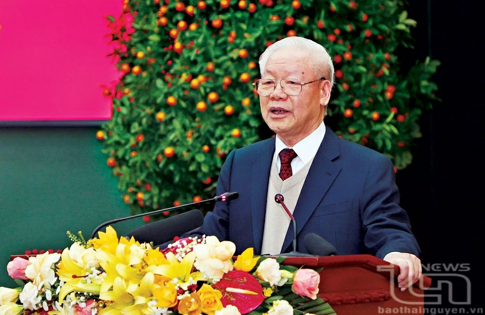 Tổng bí thư Nguyễn Phú Trọng với Thái Nguyên