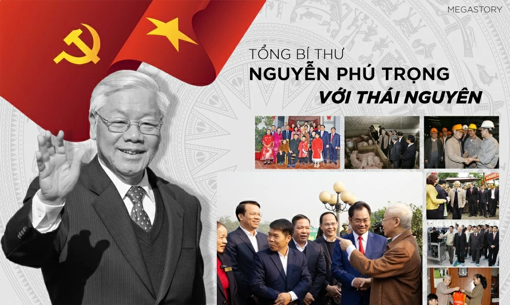 [Megastory] Tổng Bí thư Nguyễn Phú Trọng với Thái Nguyên