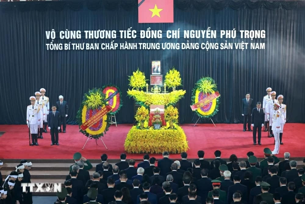 State funeral held for Party General Secretary Nguyen Phu Trong