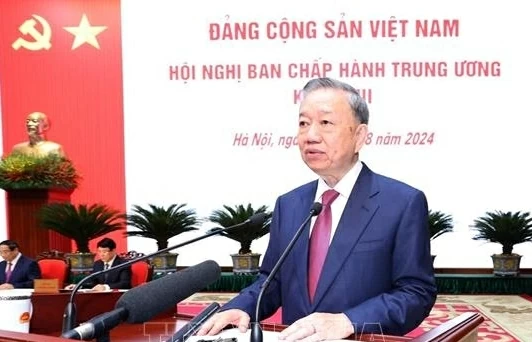 Đồng chí Tô Lâm được bầu giữ chức Tổng Bí thư Ban Chấp hành Trung ương Đảng Cộng sản Việt Nam