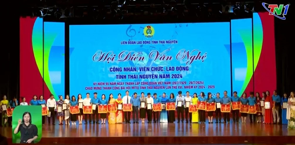 88 giải được trao tại Hội diễn văn nghệ Công đoàn tỉnh Thái Nguyên 2024