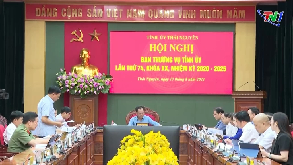 Hội nghị Ban Thường vụ Tỉnh ủy lần thứ 74, khoá XX