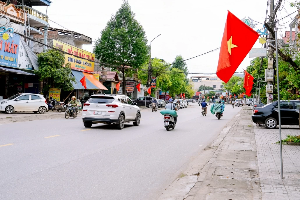 [Photo] Thái Nguyên rực rỡ cờ hoa chào mừng Cách mạng Tháng Tám và Quốc khánh 2/9