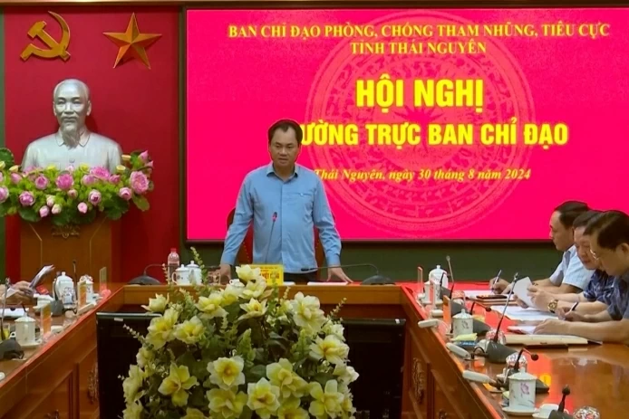 Hội nghị Thường trực Ban Chỉ đạo phòng, chống tham nhũng, tiêu cực tỉnh