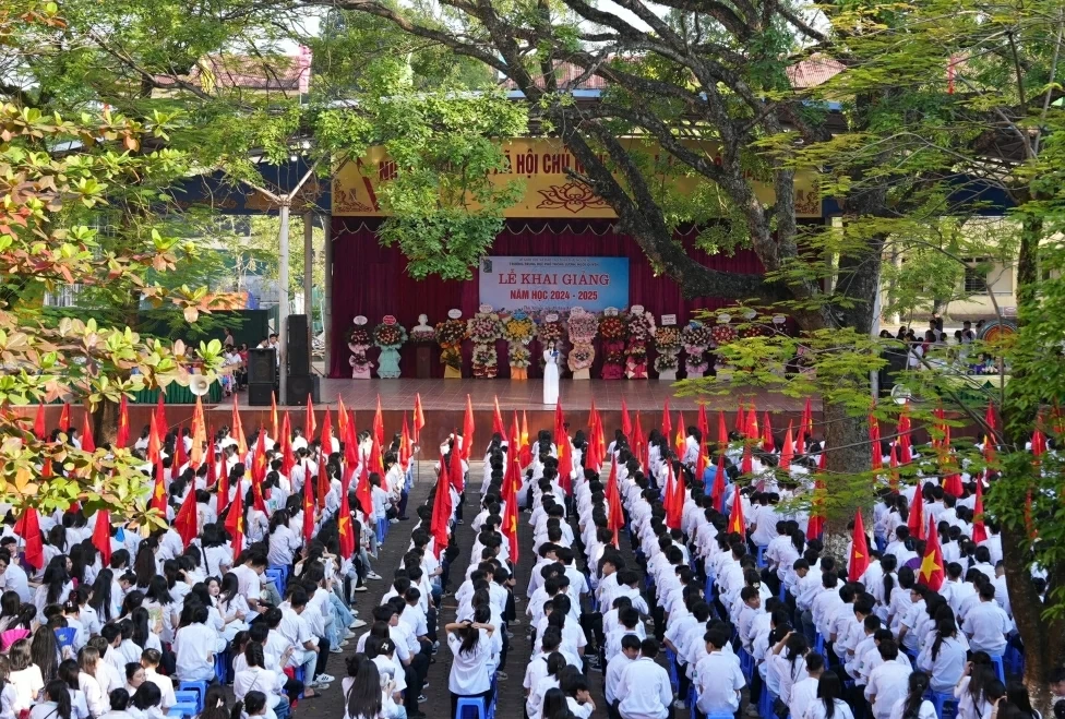 [Trực tuyến] Thái Nguyên: Tưng bừng khai giảng năm học mới 2024-2025