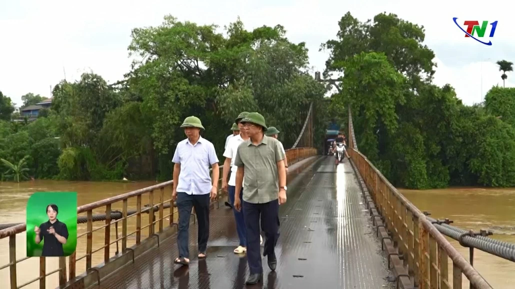 Lãnh đạo tỉnh kiểm tra, chỉ đạo công tác phòng, chống báo số 3 tại TP Thái Nguyên