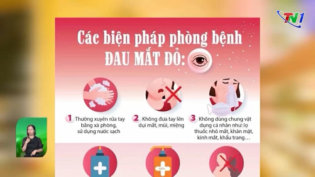 Chủ động phòng, chống bệnh đau mắt đỏ sau mưa lũ