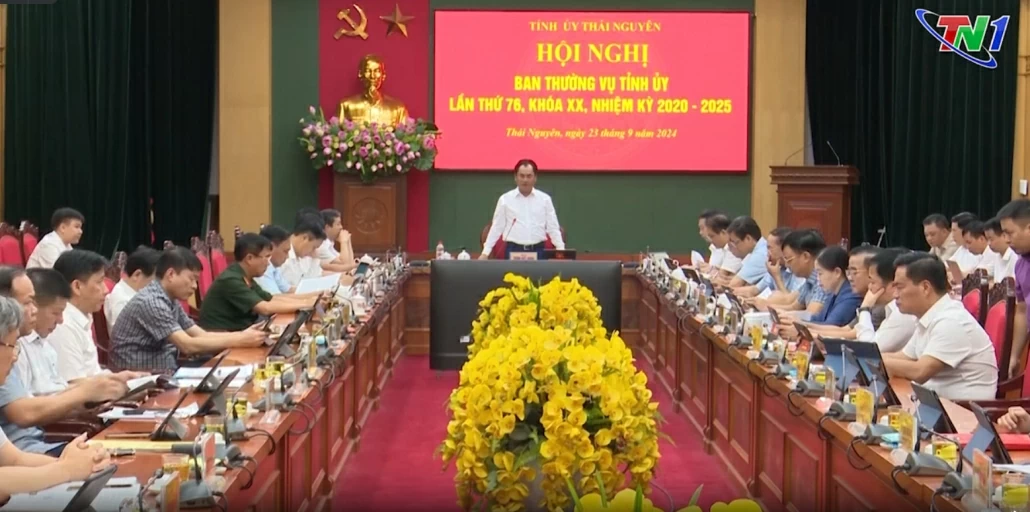 Hội nghị Ban Thường vụ Tỉnh ủy lần thứ 76