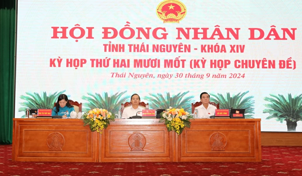 Kỳ họp thứ hai mươi mốt (Kỳ họp chuyên đề), HĐND tỉnh Thái Nguyên Khoá XIV