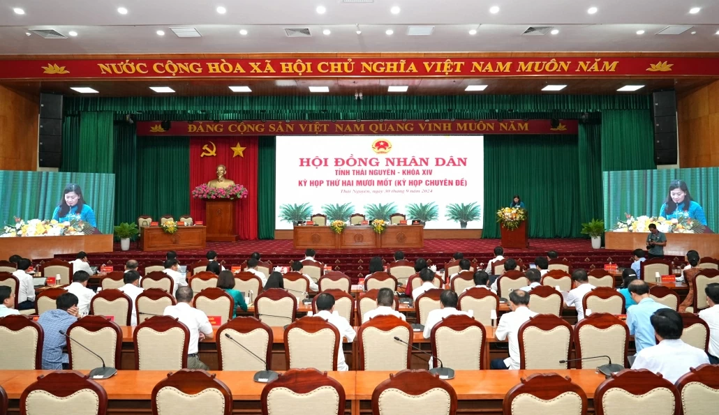 Kỳ họp thứ Hai mươi mốt (Kỳ họp chuyên đề), HĐND tỉnh Thái Nguyên Khoá XIV