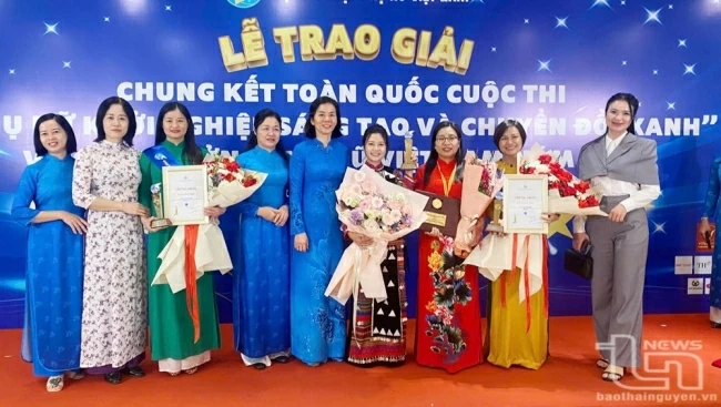 Thai Nguyen wins 3 national prizes in the Women