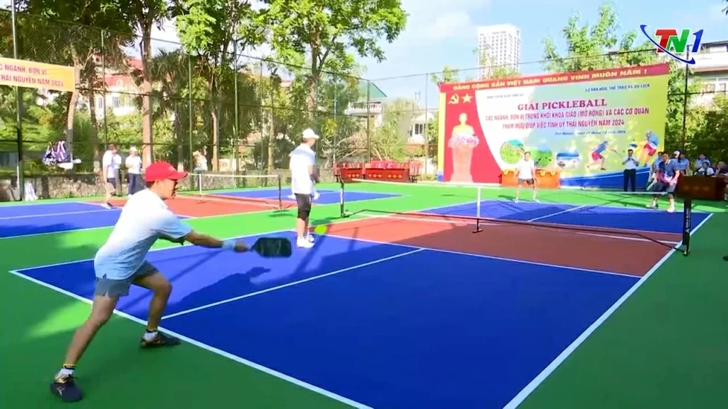 72 VĐV tranh tài tại Giải thi đấu PICKLEBALL các ngành, đơn vị trong khối Khoa giáo (Mở rộng)