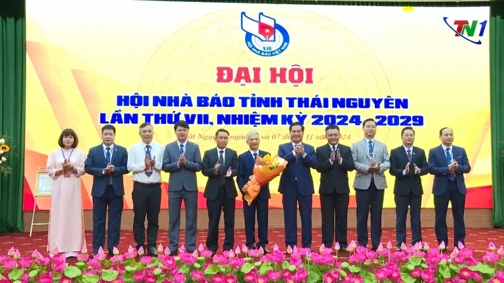 Đại hội Hội Nhà báo tỉnh Thái Nguyên lần thứ VII, nhiệm kỳ 2024 - 2029 thành công tốt đẹp