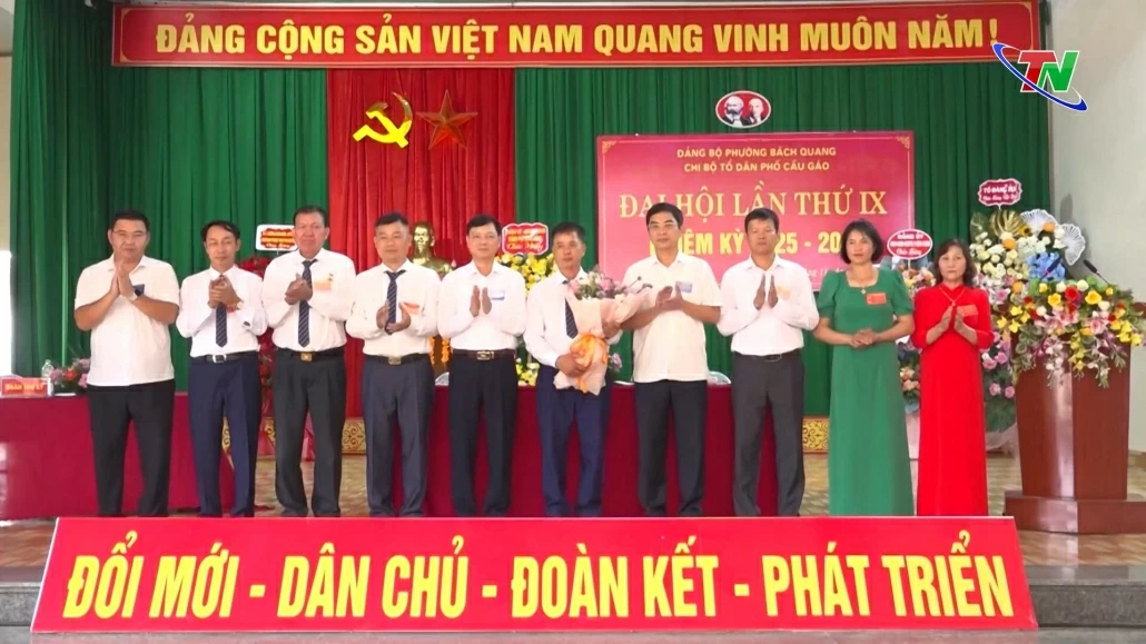 Đại hội Chi bộ tổ dân phố Cầu Gáo, phường Bách Quang, Sông Công