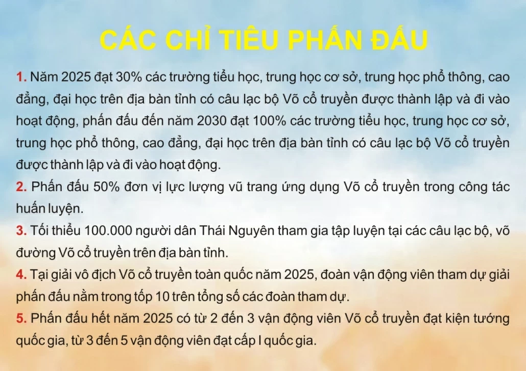 Triển khai Kế hoạch hành động lan toả tinh thần thượng võ xứ Trà