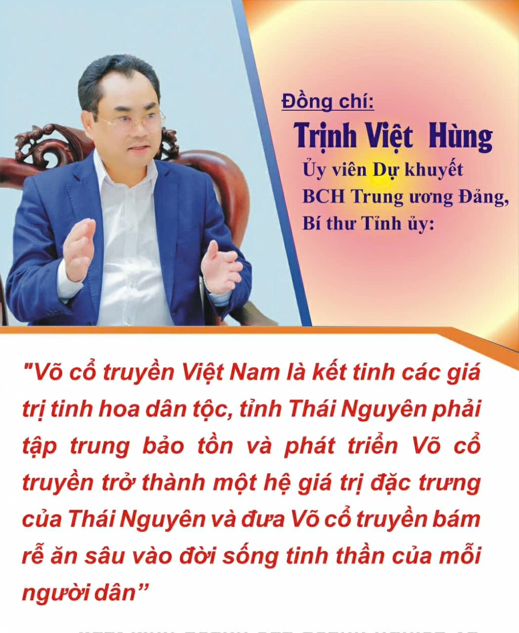 Triển khai Kế hoạch hành động lan toả tinh thần thượng võ xứ Trà