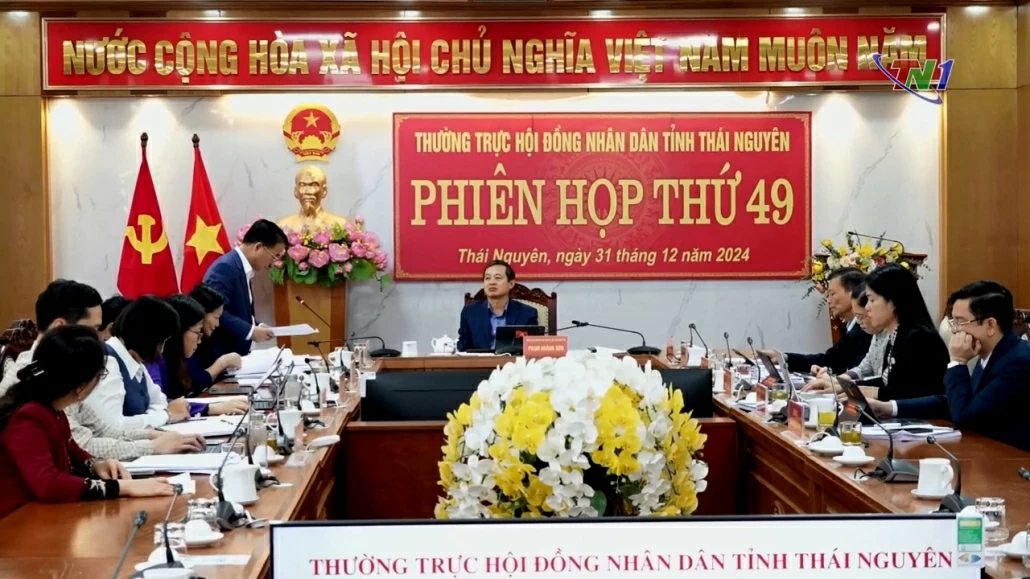 Phiên họp thứ 49 của Thường trực HĐND tỉnh Thái Nguyên khóa XIV