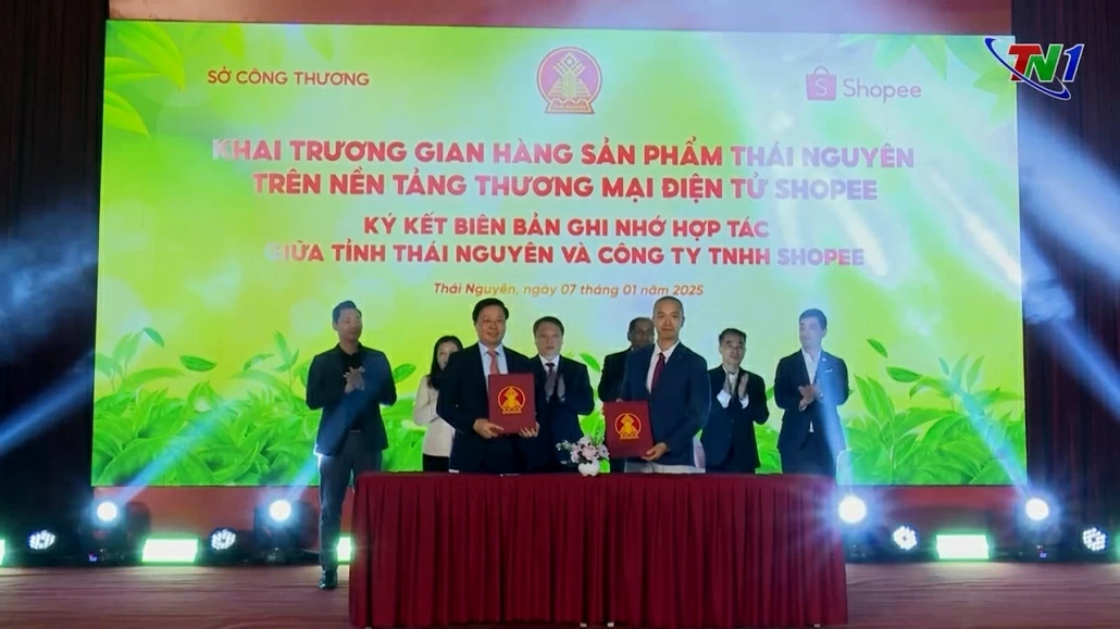 Khai trương gian hàng sản phẩm Thái Nguyên trên sàn thương mại điện tử Shopee