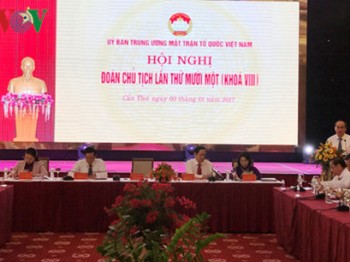 Hội nghị lần thứ 11 Đoàn Chủ tịch Ủy ban TW MTTQ Việt Nam (khóa VIII)