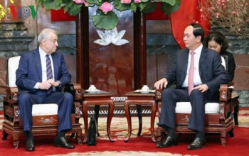 Chủ tịch nước Trần Đại Quang tiếp Bộ trưởng Năng lượng Azerbaijan