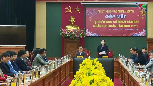 Thái Nguyên: Gặp mặt các cơ quan báo chí nhân dịp Xuân Tân Sửu 2021