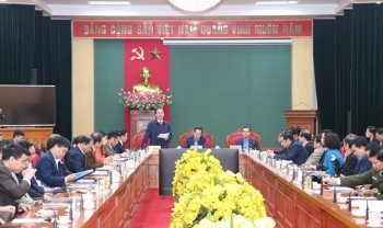 Đoàn công tác của Trung ương thăm, làm việc tại tỉnh Thái Nguyên