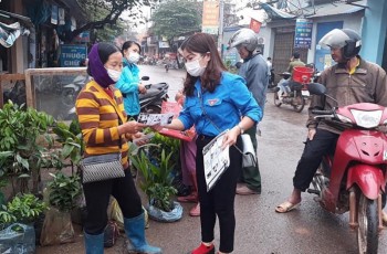 Phú Bình: Phát động ra quân vệ sinh môi trường phòng, chống dịch Covid-19