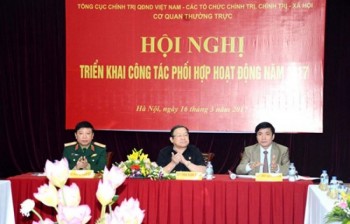 Tổng cục Chính trị QĐND Việt Nam đẩy mạnh hoạt động phối hợp với các tổ chức chính trị, chính trị-xã hội