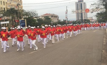 Thái Nguyên - Sôi động Ngày chạy Olympic vì sức khỏe toàn dân