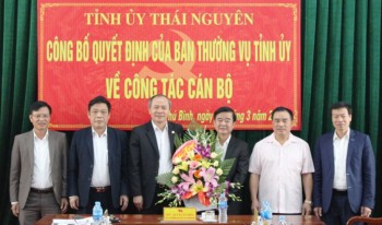 Đồng chí Đỗ Đức Công giữ chức vụ Bí thư Huyện ủy Phú Bình