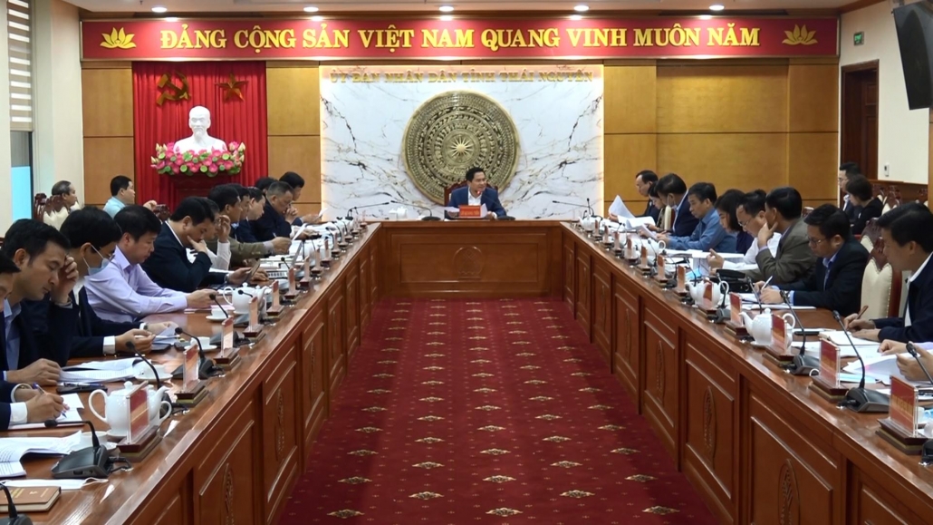 UBND tỉnh Thái Nguyên họp tổ công tác chỉ đạo giải quyết những kiến nghị của cử tri