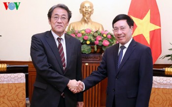 Phó Thủ tướng Phạm Bình Minh tiếp Đại sứ Nhật Bản Kunio Umeda