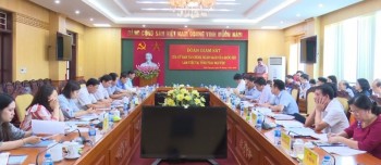 Đoàn Giám sát của Ủy ban Tài chính Ngân sách của Quốc hội làm việc với tỉnh Thái Nguyên