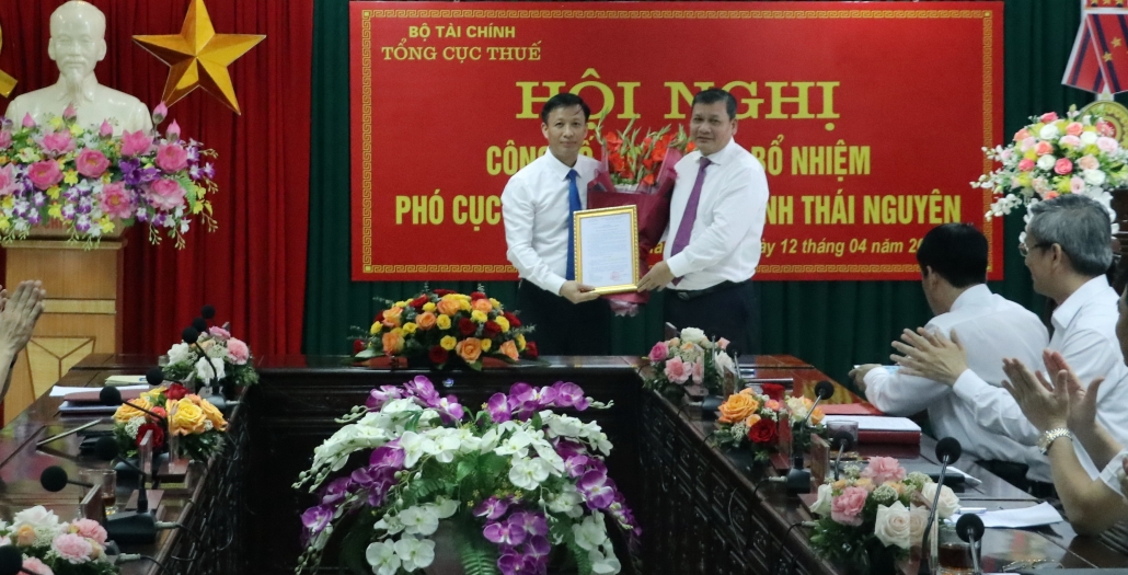 Công bố quyết định bổ nhiệm Phó Cục trưởng Cục Thuế tỉnh Thái Nguyên