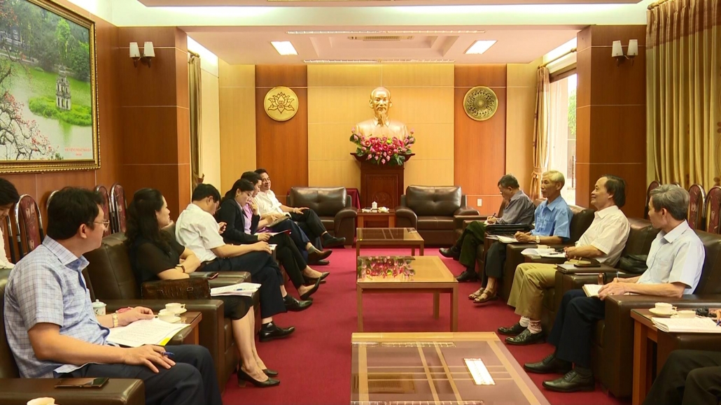 Lãnh đạo tỉnh làm việc với Ban Chủ nhiệm CLB Hưu trí Thái Nguyên - đã psts 23.4