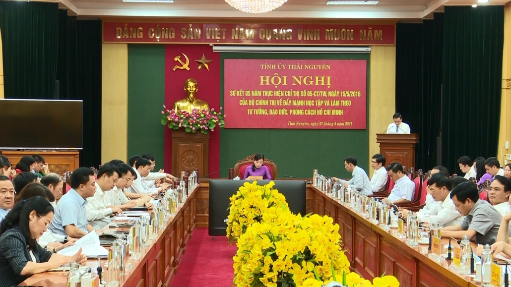 Tỉnh ủy Thái Nguyên sơ kết 5 năm thực hiện Chỉ thị 05 của Bộ Chính trị