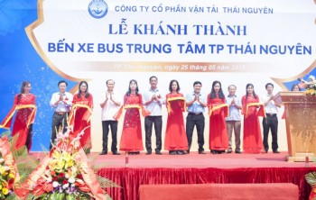 Khánh thành bến xe buýt Trung tâm TP Thái Nguyên