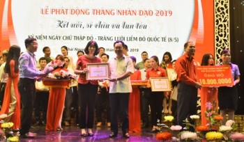 Thái Nguyên: Phát động Tháng nhân đạo năm 2019