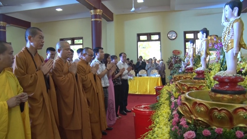 Ban Trị sự Giáo hội Phật giáo tỉnh Thái Nguyên tố chức Lễ Phật đản Liên Hợp Quốc 2019