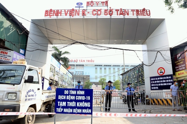 Hà Nội: Tạm thời đóng cửa cả 3 cơ sở Bệnh viện K sau khi phát hiện 10 ca Covid-19