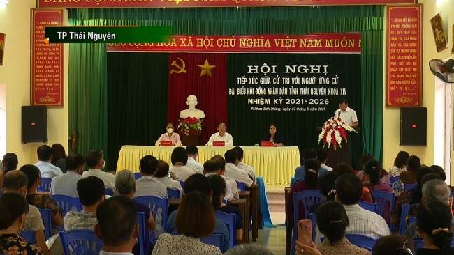 Tiếp xúc cử tri vận động bầu cử đại biểu HĐND tỉnh Thái Nguyên lần thứ XIV, nhiệm kỳ 2021-2026