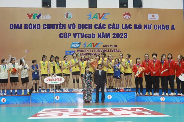 Việt Nam lần đầu vô địch giải bóng chuyền các câu lạc bộ nữ châu Á