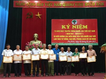 Phú Bình: Kỷ niệm 76 năm Ngày truyền thống người cao tuổi Việt Nam