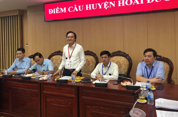 Bộ trưởng Phùng Xuân Nhạ đề nghị siết chặt bảo quản đề thi, bài thi