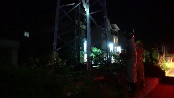 Mưa giông gây mất điện diện rộng tại TP Thái Nguyên