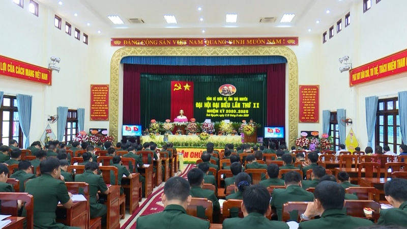 Đại hội Đại biểu Đảng bộ Quân sự tỉnh Thái Nguyên lần thứ XX, nhiệm kỳ 2020 - 2025 thành công tốt đẹp