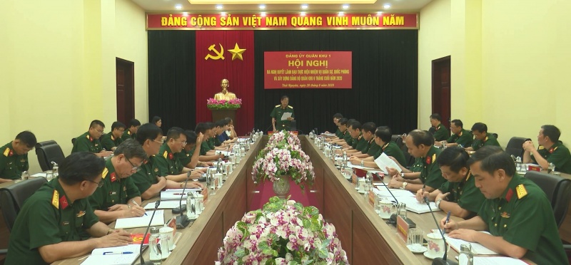 Đảng ủy Quân khu 1: Tập trung lãnh đạo thực hiện toàn diện nhiệm vụ quân sự, quốc phòng