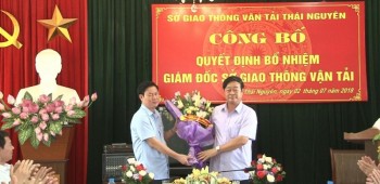 Công bố Quyết định bổ nhiệm Giám đốc Sở Giao thông Vận tải Thái Nguyên