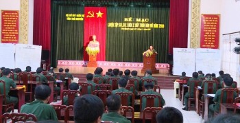 Bộ Chỉ huy Quân sự tỉnh Thái Nguyên kết thúc đợt huấn luyện chỉ huy cơ quan 1 bên 2 cấp trên bản đồ